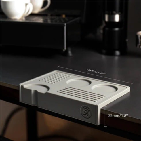 Espresso Tamper Mat Grey-ZeroHero.