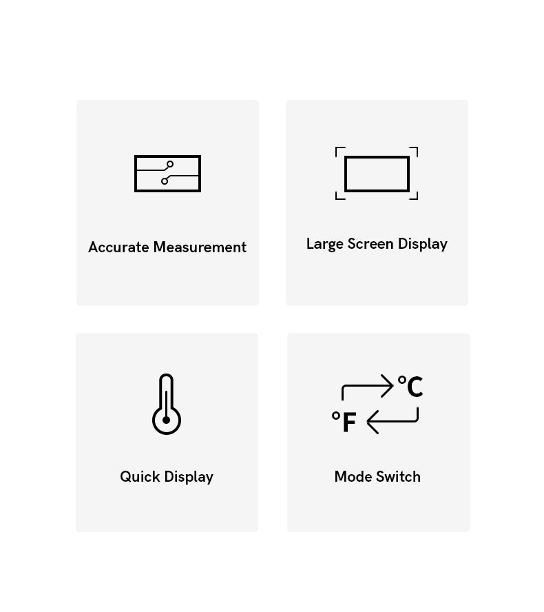Digital Thermometer Black