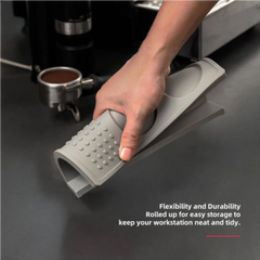 Espresso Tamper Mat Grey-ZeroHero.