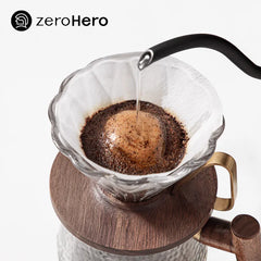 Prisma Walnut Glass Dripper 01