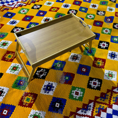 Portable wooden table