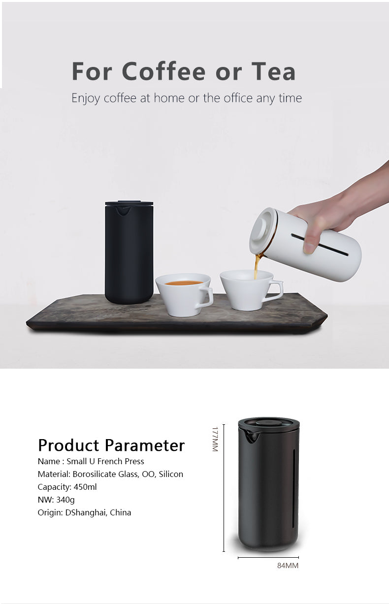 U French Press Black