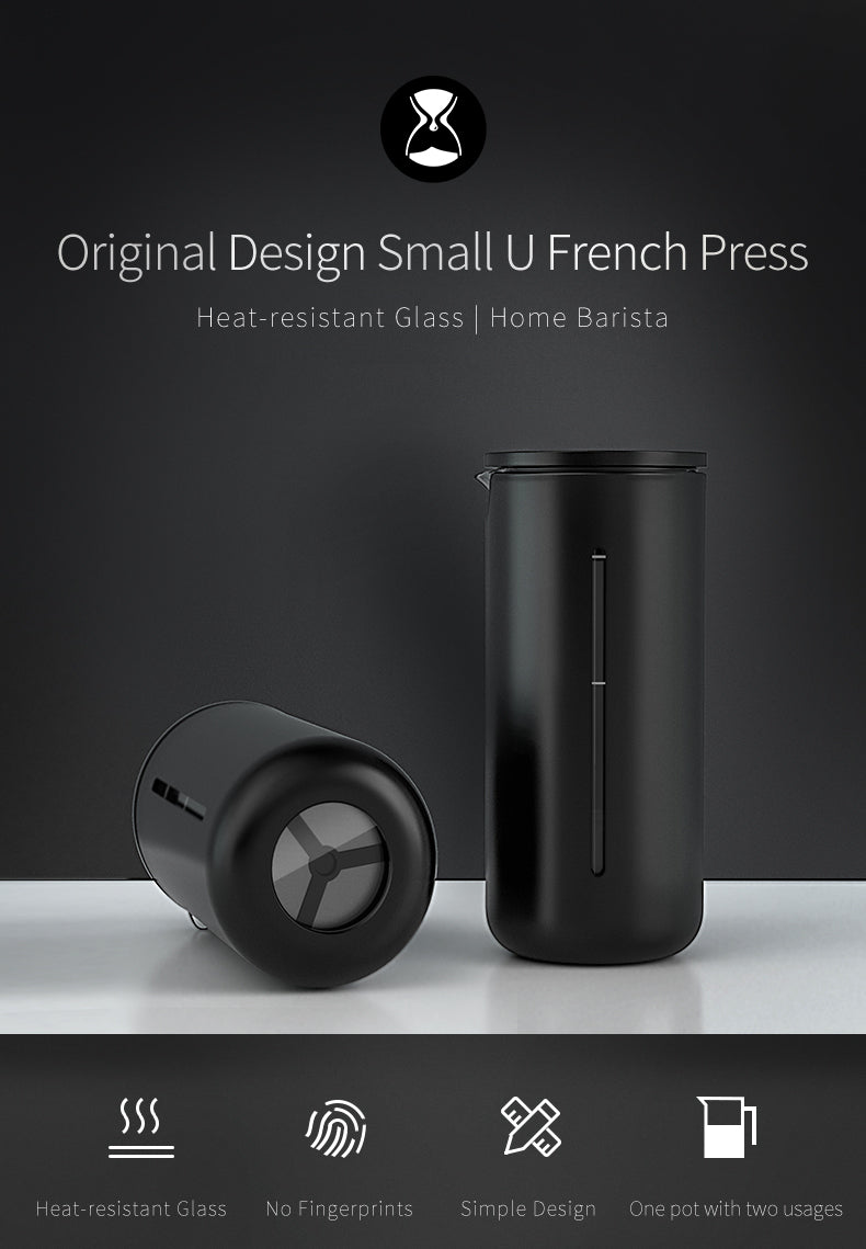 U French Press Black