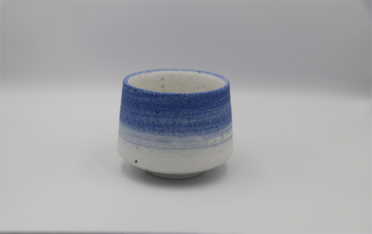 Ceramic Cup - Spiral Blue