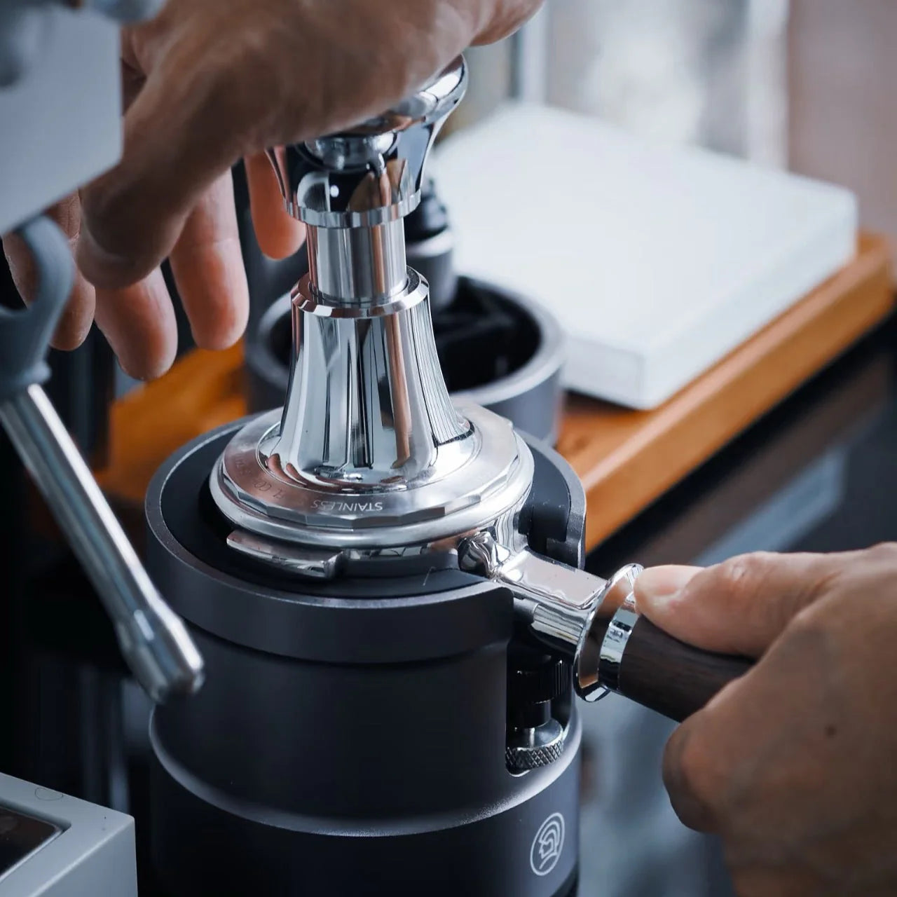 Sword Tamper-58mm Ripple base-ZeroHero.