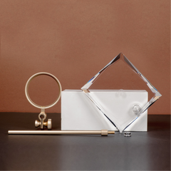 Dripper Stand - Crystal & Gold