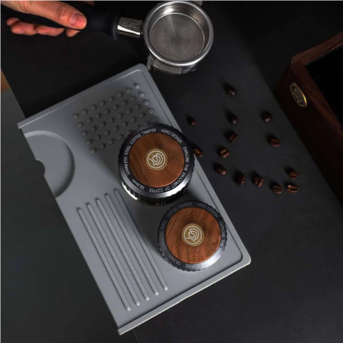 Espresso Tamper Mat Grey-ZeroHero.
