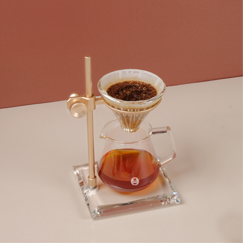 Dripper Stand - Crystal & Gold