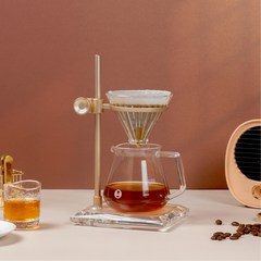 Dripper Stand - Crystal & Gold