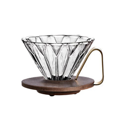 Prisma Walnut Glass Dripper 01